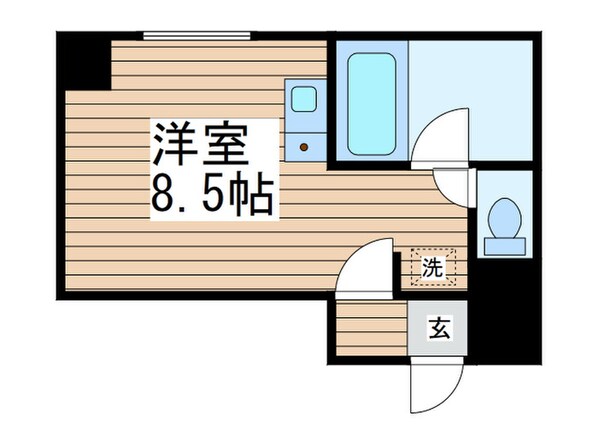 シンエイ第8東船橋マンションの物件間取画像